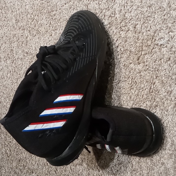 Adidas Predator Edge.3 LL TF Turf Black (Men's Sizes) New Soccer Shoes GX2631 - Picture 4 of 7